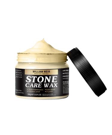 Stone polish wax 100g of stone care polish polishing wax for marble stone care beeswax furniture polish and restoration care marble care Glasur Bodenwax polishing wax for floors 1 piece