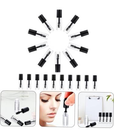 NOLITOY 20pcs Empty Eyelashes Lip Gloss Clear Mascara Tube Mascara Tubes Empty Miss Self Made Eyelash Brush - Buy Online on GoSupps.com