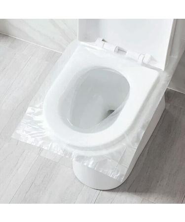 50pcs Disposable Plastic Toilet Seat Cover Waterproof Portable Paper Toilet Seat Covers Travel Accessories - Buy Online on GoSupps.com