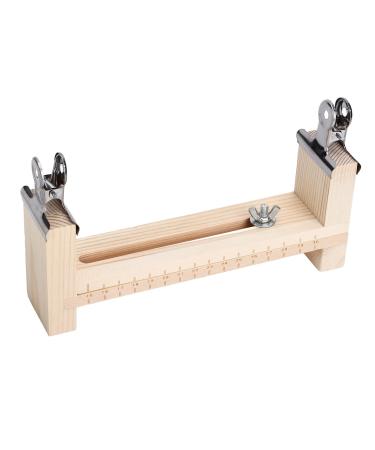 TOPINCN Paracord Jig Bracelet Maker Wood Jig Bracelet Maker U Shape Clear Scale Bracelet with 2 Clamp DIY Hand Knitting Bracelet Jig Bracelet Braiding Tool