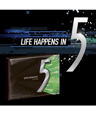 Wrigley's 5 Gum Spearmint Rain (15 ct 12 pk.) - Buy Online on GoSupps.com