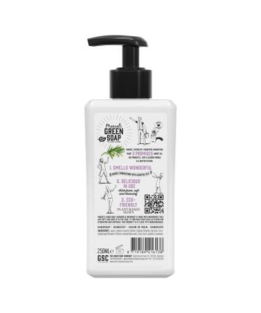 Marcel's Green Soap Lavender & Rosemary Liquid Hand Soap - Eco-Friendly Vegan Biodegradable - 6 Pack (250ml) - Buy Online on GoSupps.com