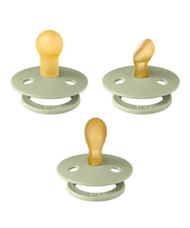 BIBS Try-it Colour 3 Pack Sage | Three Dummy Models with Latex Teats - Symmetrical & Anatomical Options - Buy Online on GoSupps.com