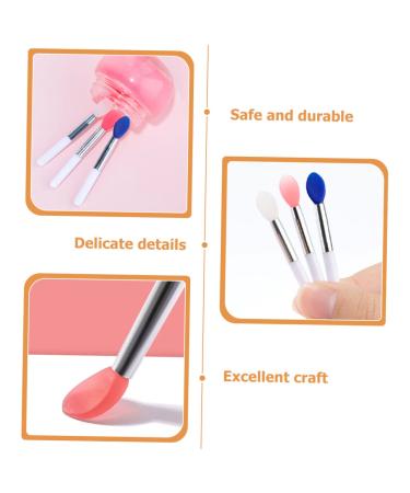 24pcs Translucent Lip Balm & Makeup Brush Set - Silicone Lip Applicator Wands for Lip Gloss Tint & Mask - Portable Beauty Tools for Flawless Lips - Buy Online on GoSupps.com