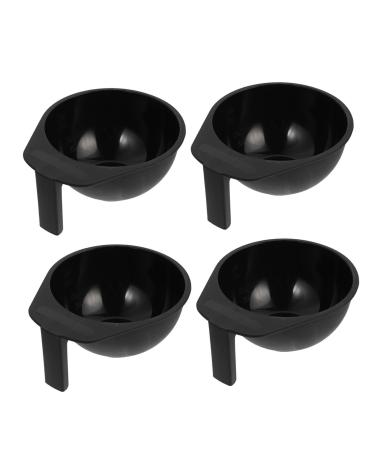 LIFKOME 4 pi ces Bol de Coloration Cheveux avec Poign e Lot de Bol M langeur Robuste R utilisable et Facile Nettoyer pour Salon et Usage Maison