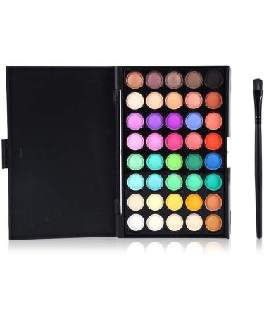  Salmue 20 Colors Eye Palette Professional Matte Cream Eyeshadow Cream Matte Eyeshadow Cream Eyeshadow Eyeshadow Powder Cosmetic Eyeshadow (#2) - Buy Online on GoSupps.com