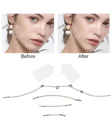 14PC Instant Invisible Face Sticker & Neck Lift Band | V-Shaped Anti-Aging Facial Tape - Buy Online on GoSupps.com