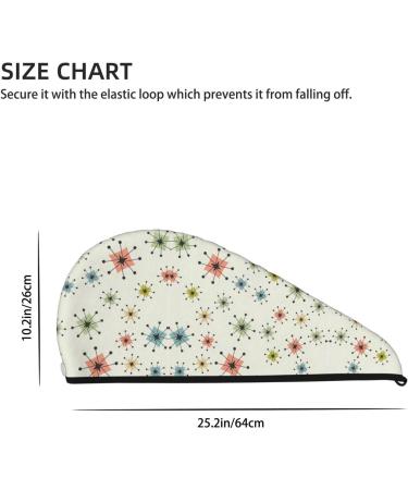 Quick-Dry Coral Velvet Hair Cap - Abstract Geometric Pattern | Ideal Hair Towel Wrap for Travel & Home - Unisex - Buy Online on GoSupps.com