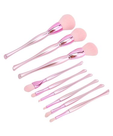 Verdant Touch 10 Pcs Professional Makeup Brush Set Foundation Concealer Powder Blush Eyeshadow Brush Set for Daily Makeup