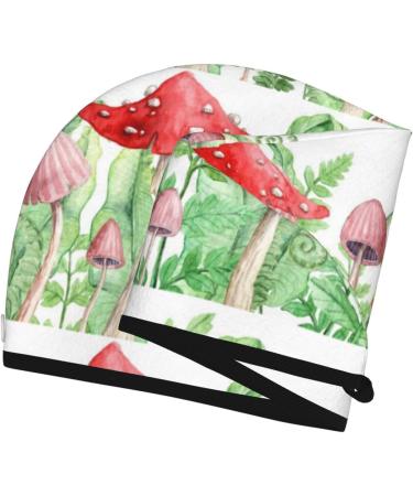 Hair Towel Wrap | Quick-Dry Turban for Hair | Amanita Fly Agaric Design | Fast & Effective Hair Drying - Buy Online on GoSupps.com