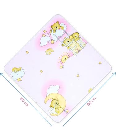Baby Swaddle Wrap Blanket - Newborn Cotton Swaddling Sleeping Bag 0-3 Months (Ladders Pink) - Buy Online on GoSupps.com