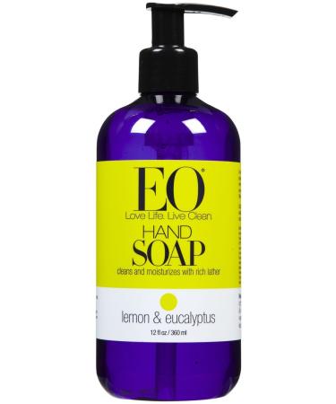 EO Products Liquid Hand Soap - Lemon & Eucalyptus - 12 oz