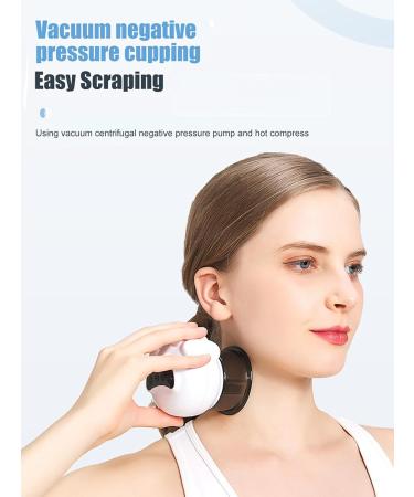 Buy KSGSFSA Electromagnetic Cupping Therapy Device - Intelligent Red Light GUA-SHA Massage for Sore Muscle Relief | Portable & Rechargeable - Buy Online on GoSupps.com