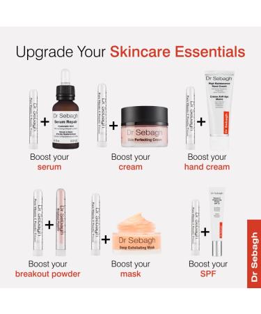 Dr Sebagh - Vitamin C Powder Cream CLINICALLY PROVEN RADIANCE - Vitamin C Cream for Face - Glow Boosting Skincare - Vitamin C Cream for Dark Spots Eye Face & Acne - (0.07 Oz 1 Pack) - Buy Online on GoSupps.com