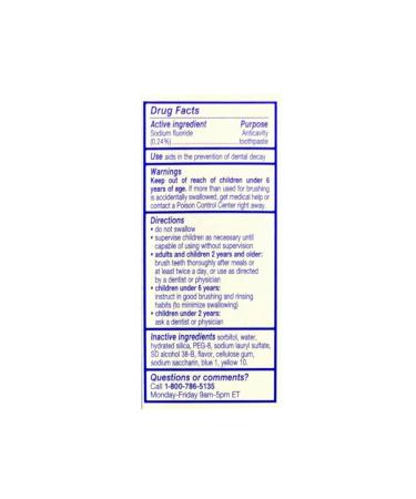 Aim Cavity Protection Anticavity Fluoride Toothpaste Ultra Mint 5.5 OZ 5.5 Fl Oz (Pack of 1) - Buy Online on GoSupps.com