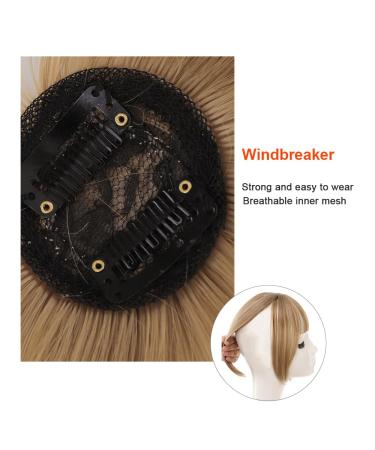 Clip-In Ponytail Hair Extensions | Synthetic Bangs & Side Fringe - Natural Look (108# Brown) - Buy Online on GoSupps.com