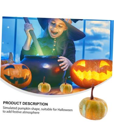 LIFKICH 20pcs Simulated Mini Pumpkin Artificial Pumpkin Decoration Halloween Pumpkin Decoration Artificial Harvest Decoration Giraffe Decor Pumpkins Model Photo Props Manual Decorate Foam As Shown 2.2X3.4CM - Buy Online on GoSupps.com