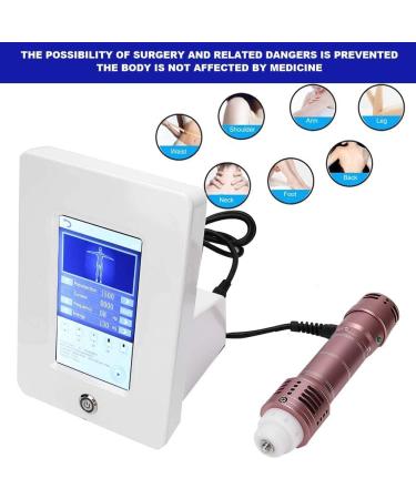 Professional Shock Wave Therapy Device for ED & Muscle Pain Relief 7 Massage Heads | Silver - Buy Online on GoSupps.com