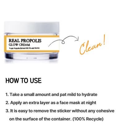 C NEW LAB Real Propolis Moisture & Glow Boosting Cream | Hydrating Korean Skincare with 60.1% Tri-Propolis 1.69 fl. oz (50ml) - International Shipping Available - Buy Online on GoSupps.com