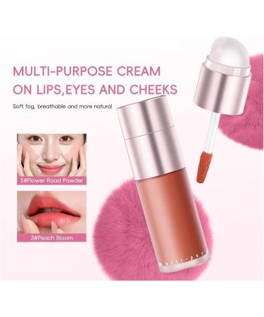 Cream Blush | Liquid Lip and Cheek Stick Eyeshadow | Long-Lasting Dual-Bulb Cosmetic for Women and Girls | Travel School Birthday Party Holiday Christmas Wedding - Buy Online on GoSupps.com