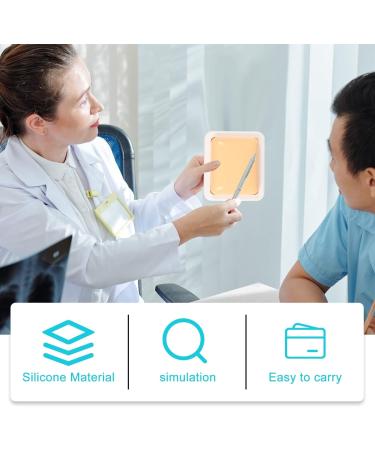 Baluue Silicone Intramuscular Injection Training Pad - Human Skin Trainer - Buy Online on GoSupps.com