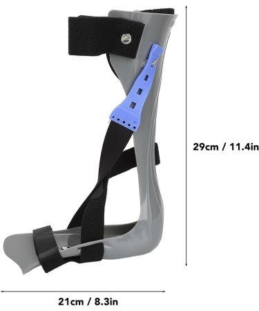 ZJchao Drop Foot Brace - Elastic Ankle Support for Foot Drop Improve Gait & Posture - Compression Orthosis for Men & Women - Buy Online on GoSupps.com