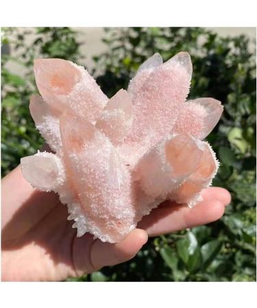 Room Decoration Natural Beautiful Pink Crystal Cluster Stone Natural Crystal Cluster (Size : 350-400g) - Buy Online on GoSupps.com