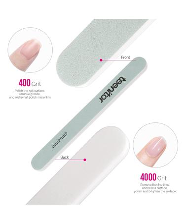 Teenitor Nail Polish Gel Remover Kit - Clips, Pads, Pusher, Brushes, File, Buffer Block - 6 Pack Purple - Buy Online on GoSupps.com
