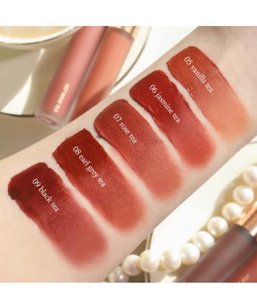 rom&nd MILK TEA VELVET TINT | MLBB Matte Liquid Lipstick | Super Stay Matte Ink | K-Beauty Cosmetics | Warm Color 0.15oz (07 ROSE TEA) - Buy Online on GoSupps.com