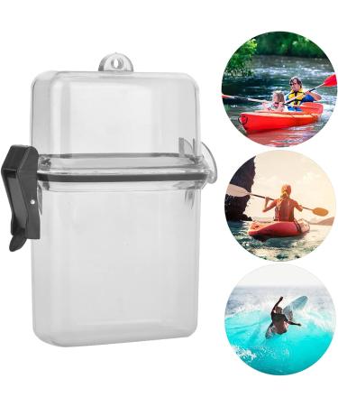 Keenso Diving Seal Box - Waterproof Plastic Dry Box for Underwater Diving - Transparent with Rope Hook - Gray - Buy Online on GoSupps.com