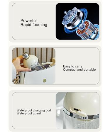 Electric Facial Cleanser Foam Cup - Waterproof Rechargeable Face Wash Foamer & Bubble Maker for Body & Face (White) - Shop Internationally - Buy Online on GoSupps.com