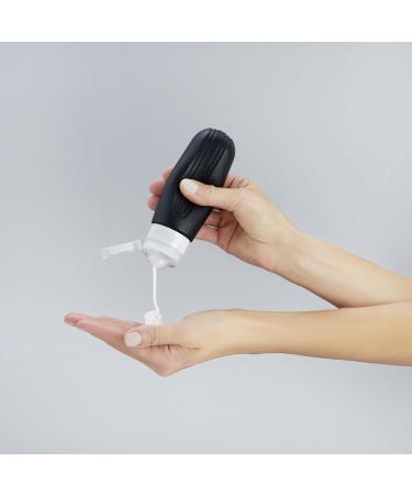 Essential Sphere Silicone Travel Bottles Set - 4 Pack 90ml BPA Free Refillable TSA Approved with Transparent Bag - Perfect for Hand Luggage - Buy Online on GoSupps.com
