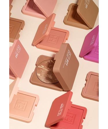 3INA Natural Light Mineral Powder Blush 348 - Blendable Dewy Glow - Vegan & Cruelty-Free Makeup - Buy Online on GoSupps.com