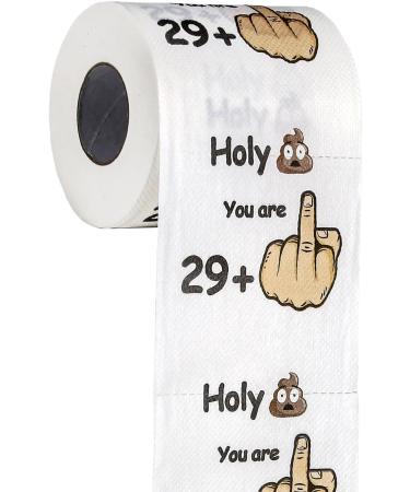 Original Funny Toilet Paper - 30th Birthday Gift for Him & Her - 29 + 1 Joke Decoration - 250 Soft Sheets - International Shipping Available - Buy Online on GoSupps.com