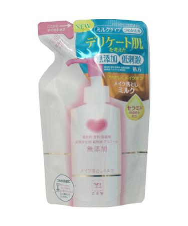 Cow brand additive-free makeup remover for replacement milk packed  130mL