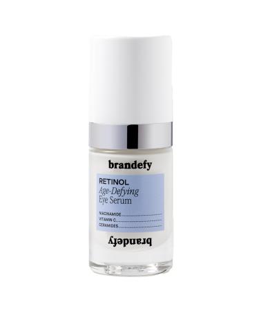Brandefy Retinol + Niacinamide Anti Aging Eye Serum Dark Circles and Wrinkle Eye Cream. 5 Oz. Made In The USA