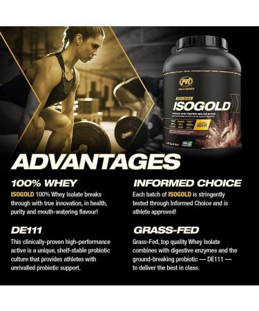 PVL ISOGOLD Grass Fed - Premium Isolate 100% Whey Protein Shake (2.27 kg (Pack of 1) Vanilla MIlkshake - Buy Online on GoSupps.com