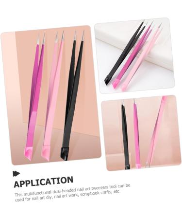 Stahad 3-Piece Straight Picker Nail Sticker Collecting Album & Hair Removal Tool for Eyelash Extensions - Buy Online on GoSupps.com