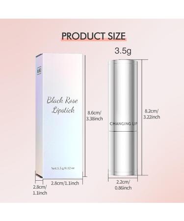Matte Lipsticks - Black Rose Sweat-Resistant Foundation for Makeup Smudge-Proof Lipstick - For Beauty Travel Daily Wear Evening Wear Women and Girls - Buy Online on GoSupps.com