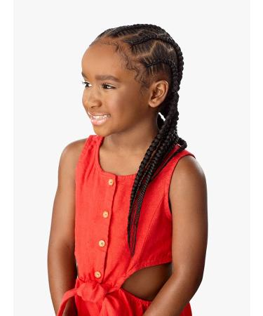 Sensationnel African Collection 3X X-PRESSION Kids Pre-Stretched Braid 28" (3-Pack SM1B/BG) - Ideal for Easy Braiding & Styling | Shop Internationally - Buy Online on GoSupps.com