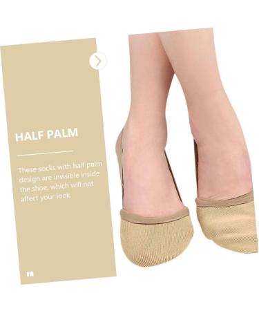 Healvian 4 Pairs Half Palm Toe Sleeve & Insoles for Ladies & Men's Pumps - Ballet Toe Pads & Sweat-Absorbing Socks - Buy Online on GoSupps.com