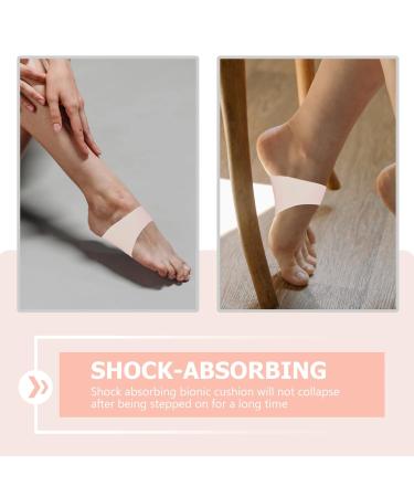 FOMIYES Silicone Arch Support Pads - 2 Pairs Heel Protector & Sleeve for Men & Women - Clear Gel Comfort & Stability - Buy Online on GoSupps.com