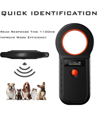 Smoostart Pet Microchip Scanner - ISO11784/FDX-B Reader for Dogs & Cats | Save 128 Data - New Black - Buy Online on GoSupps.com