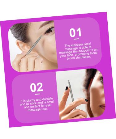Buy Minkissy Stainless Steel Face & Body Massage Tools - Facial Acupuncture & Massage Sticks for Home Use - International Shipping Available - Buy Online on GoSupps.com
