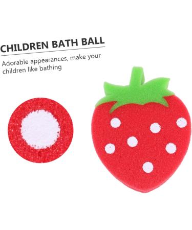Ipetboom Natural Loofah Sponge for Kids - 12 Pcs Bath Ball & Pu Brush for Newborns | Soft & Eco-Friendly - Buy Online on GoSupps.com