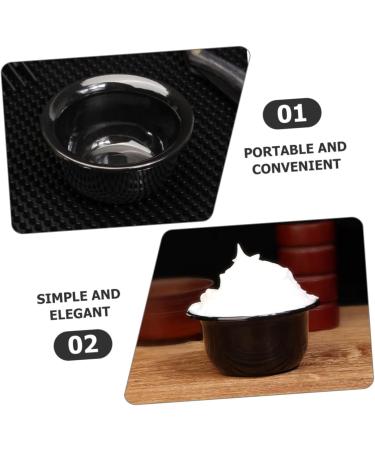 Angoily 3-Section Shaving Shell Razor Holder | Black Soap & Foam Bowl | Men's Shaving Accessories | International Shipping Available - Buy Online on GoSupps.com