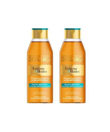 DESSANGE - Extrême 3 Huiles Nutri-Regenerating Micellar Shampoo For Denatured Hair - 250 ml - Pack of 2