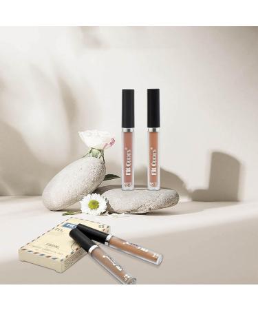 Xiahium 4Pcs Matte Liquid Lipstick Set - Long Lasting Waterproof Lip Stain Gift Set for Women - Nude Dark Shades - Non-Stick Cup Formula - 0.08 Fl Oz (Pack of 4) - Buy Online on GoSupps.com