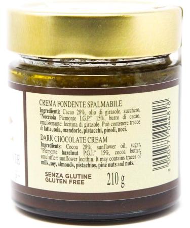 Fondant Cream with Piedmont IGP Hazelnuts 210 Grams - Brezzo - Buy Online on GoSupps.com