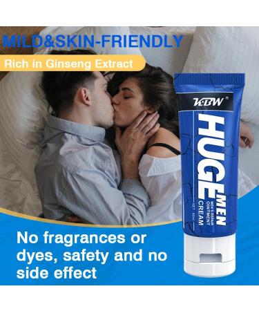 Enlargement Massage Cream for Men | Private Part Extender Oil | Thicker & Longer | 60ml (Blue - Buy Online on GoSupps.com
